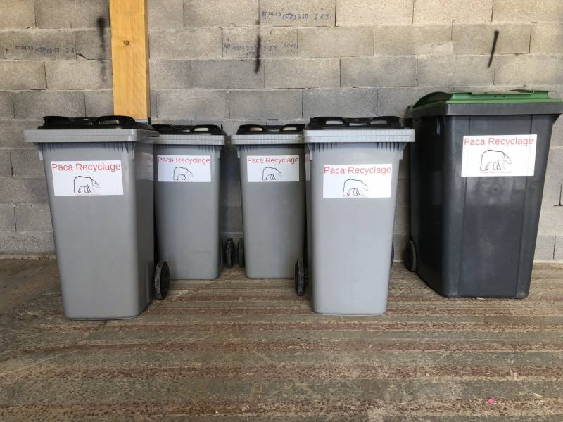 Bacs tri sélectif Paca Recyclage
